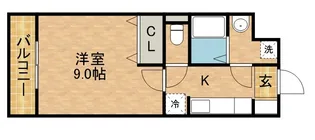 ハミング愛野【2階】の間取り