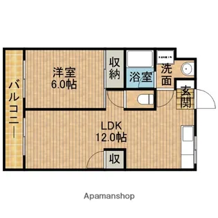 ディアコート【4階】の間取り