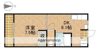 ガーデンハイツ葵【107号室】の間取り