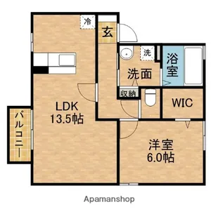 リビングタウンヴェルードD【2階】の間取り