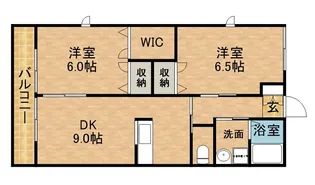 サンコートヴィラE【101号室】の間取り