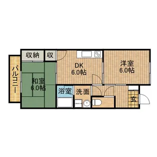 SURPLUSホープ【2階】の間取り