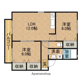 アクセスB【2階】の間取り