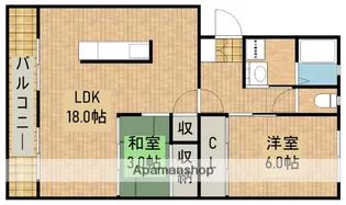 ガーデンハイツ浜松南【1階】の間取り