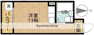 朝日プラザ浜松ステーションスクエア【602号室】の間取り