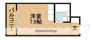 1Rの間取り画像