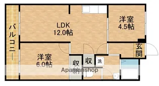 シャトレー天王【4階】の間取り