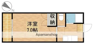 クリエーティブ21B【1階】の間取り