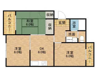 アクリティブⅠ【3階】の間取り