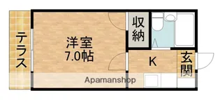 神田パレス【107号室】の間取り