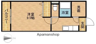 グレースヒルズ【303号室】の間取り