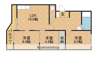 ICコーポ彦尾【1階】の間取り
