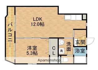 マイタウン上島【2階】の間取り
