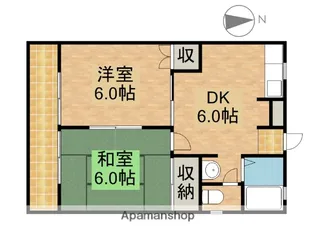 リオンドール【102号室】の間取り