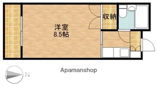 メゾンベルシャンブル【1階】の間取り