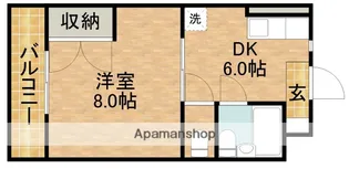 アメニティーベル【2階】の間取り