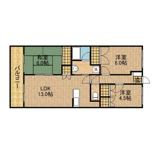 高田レジデンス【3階】の間取り
