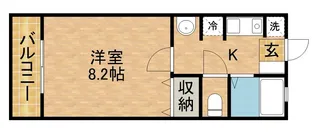 アベニュー平野Ⅵ【1階】の間取り