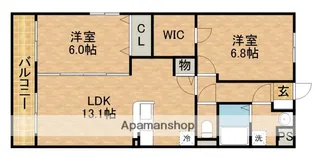 フィオーレ【3階】の間取り