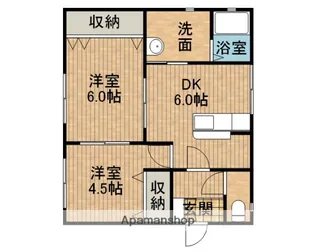 タウニィJUNⅡ【1階】の間取り