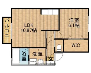 ナンタケットイン【2階】の間取り