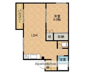 コーポ駅北【2階】の間取り