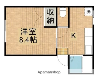 メゾン初生【205号室】の間取り