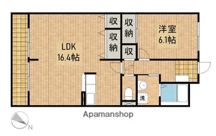 アイ・メゾン【102号室】の間取り