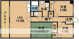 オアシスKOSAI【1階】の間取り