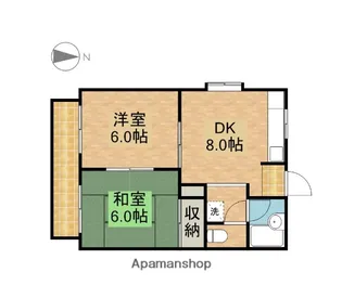 コーポいとう【203号室】の間取り