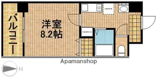 ブライトコート元浜【3階】の間取り