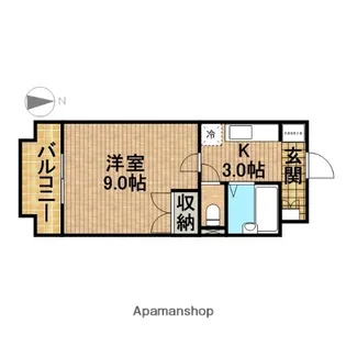 ロテュス【2階】の間取り