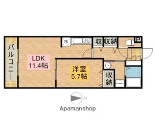 SOCIAL【2階】の間取り