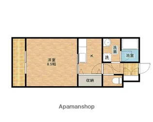 ラ・ルーチェ星【2階】の間取り