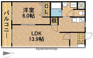 エクシードⅧ【2階】の間取り
