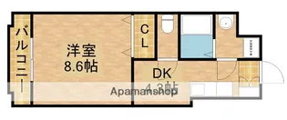 ウィングあけぼの【3階】の間取り