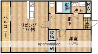ヴィーブル野口【2階】の間取り