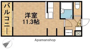 FOREST F【205号室】の間取り