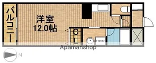 AVENUE大工町【9B号室】の間取り