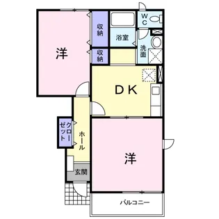 ドムス・アミーゴⅠ【1階】の間取り