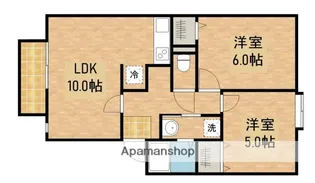 リヴェール【1階】の間取り