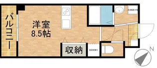 第二我心ヶ丘マンション【2階】の間取り