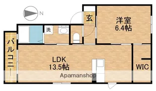 サウスバレーA【2階】の間取り