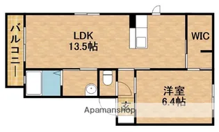サウスバレーA【2階】の間取り