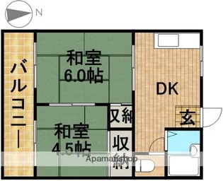 フォーブル本間【103号室】の間取り
