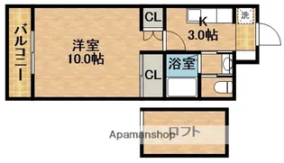 BLUE ROSE A【2階】の間取り