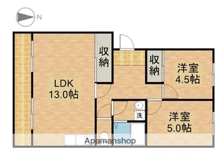 PARK SQUARE【303号室】の間取り