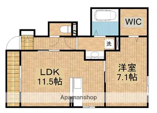 新棒屋第一城北ハイツ【1階】の間取り
