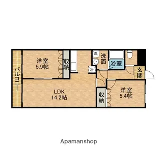 イソラ・ブル【2階】の間取り
