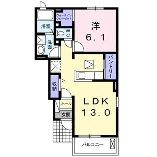 ジラソーレ【1階】の間取り